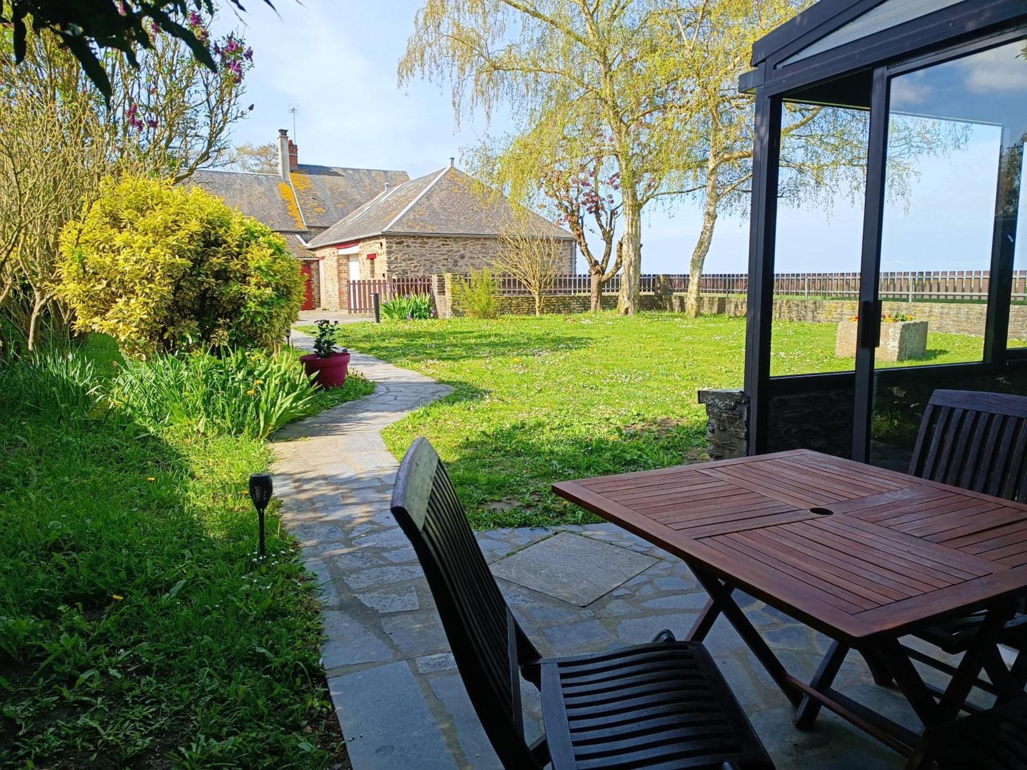 Vue Exceptionnelle Sur Le Mont Saint Michel Villa Huisnes-sur-Mer Exterior foto